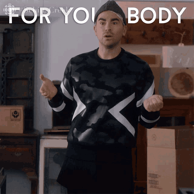 For Your Body Dan Levy GIF - For Your Body Dan Levy David GIFs