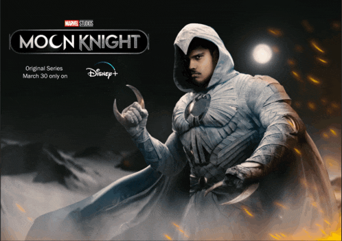 a poster for the marvel studios moon knight series