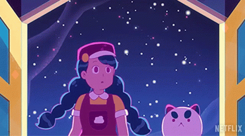 Looking Around Bee GIF - Looking Around Bee Puppycat GIFs