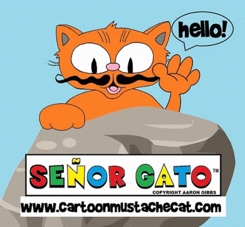 Hello Hi GIF - Hello Hi Cartoon Cat Gifs GIFs