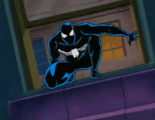 90s Animated Series Spiderman GIF - 90s Animated Series Spiderman Symbiote GIFs