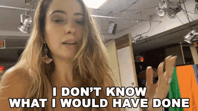 I Dont Know What I Would Have Done Lauren Francesca GIF - I Dont Know What I Would Have Done Lauren Francesca Iwantmylauren GIFs