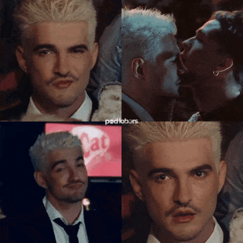 a collage of images of a man with the word pedilobors on the bottom