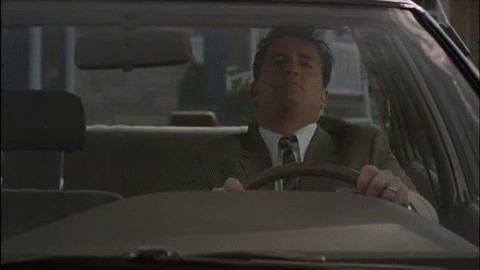 The Whole 9 Yards- Frustrated Car Scene GIF - Movie Matthew Perry GIFs