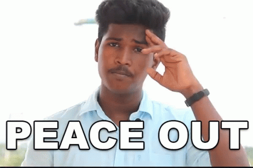Tamil Tech Trend Peace Out GIF - Tamil Tech Trend Peace Out Salute GIFs