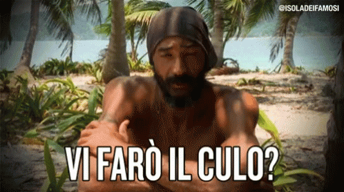 Isola Vi Faro Il Culo GIF - Isola Vi Faro Il Culo Isola Dei Famosi GIFs