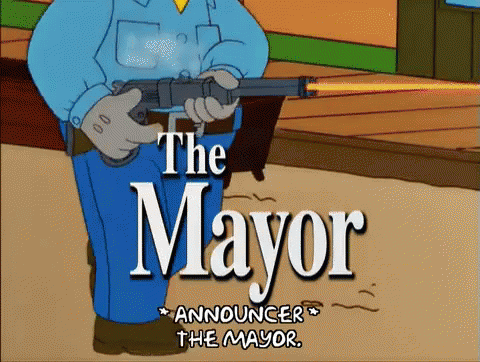 The Mayor GIF - Mayor The Mayor The Simpsons GIFs