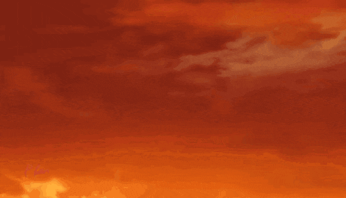 a close up of a cartoon character 's face against a red background .