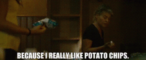 Terminator Sarah Connor GIF - Terminator Sarah Connor Because I Really Like Potato Chips GIFs