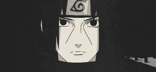 a close up of a person 's face with the letter g on their hat