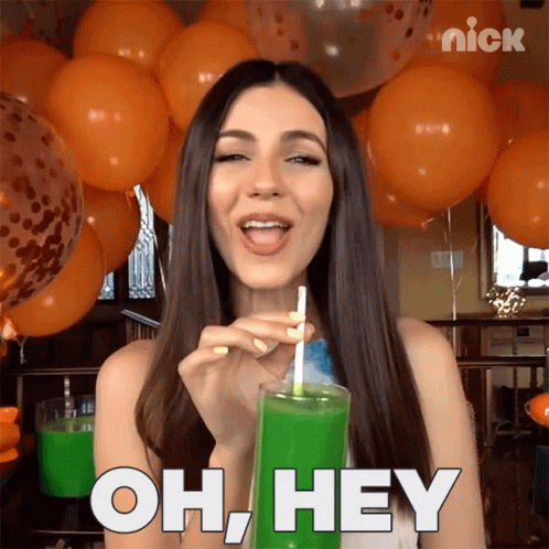 Oh Hey Victoria Justice GIF - Oh Hey Victoria Justice Kids Choice Awards2020 GIFs