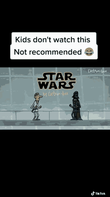 a cartoon of darth vader and luke skywalker standing next to a millennium falcon .