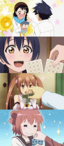 Anime Cards GIF - Anime Cards Cute GIFs