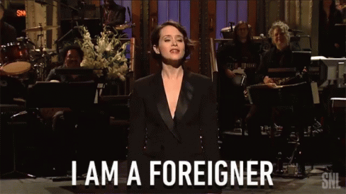 I Am A Foreigner Acknowledge GIF - I Am A Foreigner Acknowledge Address GIFs