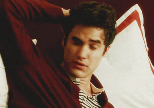 Glee Blaine Anderson GIF - Glee Blaine Anderson Sleepy GIFs