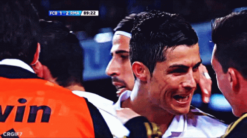 Cristiano Ronaldo Ronaldo And Callejon GIF - Cristiano Ronaldo Ronaldo And Callejon Ronaldo Excited GIFs