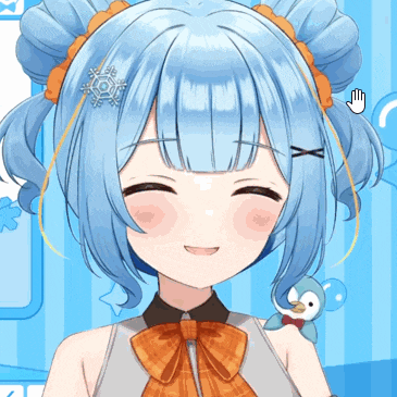 a close up of a girl with blue hair and a bow tie