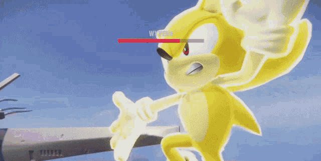 Super Sonic Wyvern GIF - Super Sonic Wyvern Sonic Frontiers GIFs