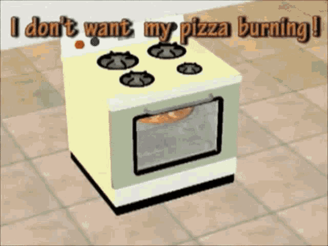 Dont Want My Pizza Burning Oven GIF - Dont Want My Pizza Burning Pizza Burning GIFs