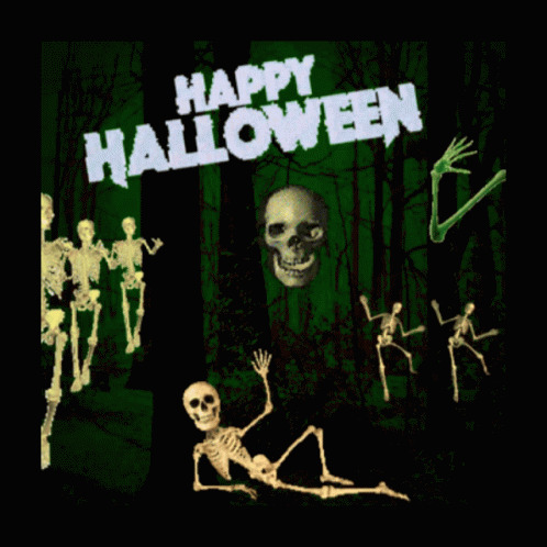 Happy Halloween Skeleton GIF - Happy Halloween Skeleton GIFs