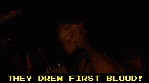 Rambo First Blood GIF - Rambo First Blood They Drew First Blood GIFs