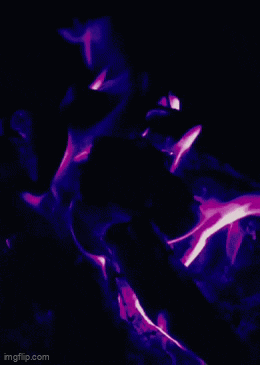 a picture of purple flames on a black background with imgflip.com at the bottom