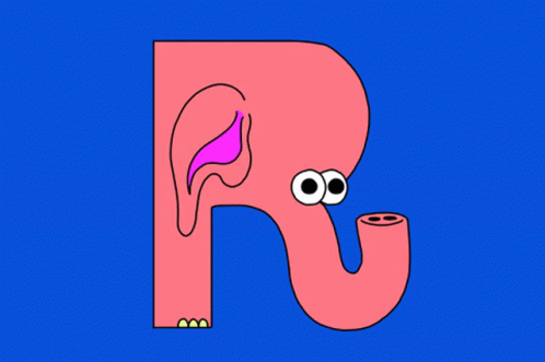 Elephant Letter R GIF - Elephant Letter R GIFs