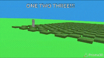 a computer generated image of a maze with the words one two three