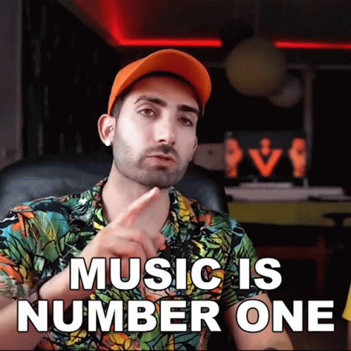 Music Is Number One Vessbroz GIF - Music Is Number One Vessbroz Music Is Still The Priority GIFs
