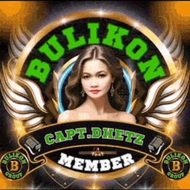 a woman is in the center of a logo that says bulikon