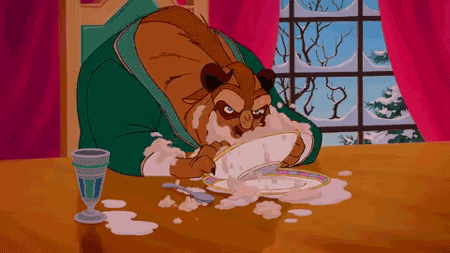 What? GIF - Food Beauty And The Beast GIFs