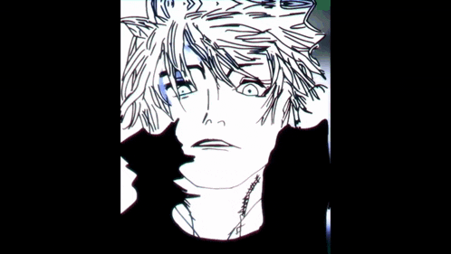 a close up of a person with blue eyes
