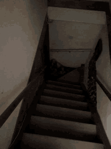 Stairs Wooden Stairs GIF - Stairs Wooden Stairs Scary GIFs