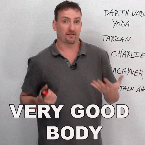Very Good Body Adam GIF - Very Good Body Adam Engvid GIFs
