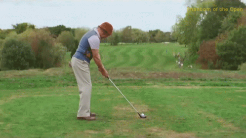 Playing Golf Maurice Flitcroft GIF