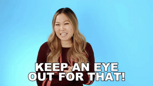 Keep An Eye Out For That Ellen Chang GIF - Keep An Eye Out For That Ellen Chang For3v3rfaithful GIFs