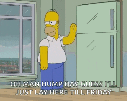 a cartoon of homer simpson laying on a bed with a window