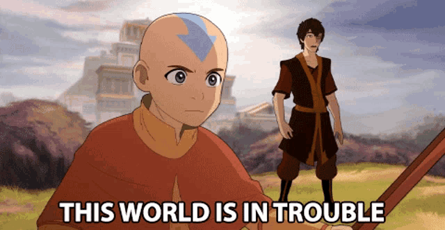 This World Is In Trouble Zuko GIF - This World Is In Trouble Zuko Aang GIFs