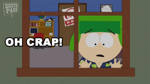 Oh Crap Kyle Broflovski GIF - Oh Crap Kyle Broflovski South Park GIFs