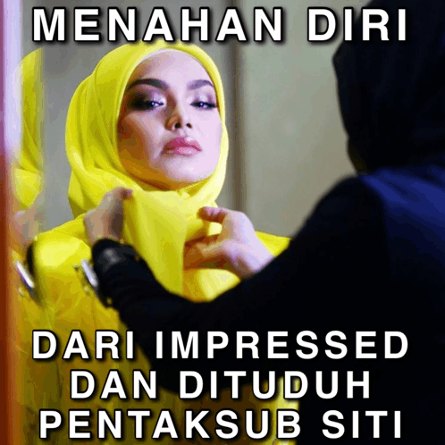 Siti Nurhaliza Menahan Diri GIF