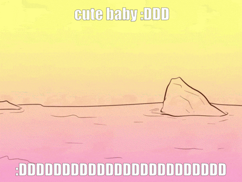 a cartoon of a woman holding a seal with the caption cute baby