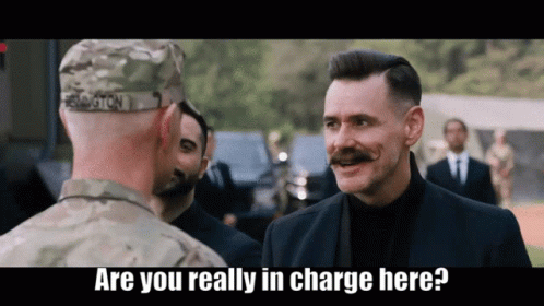 Jim Carrey Sonic Movie GIF - Jim Carrey Sonic Movie Are You Really In Charge Here GIFs
