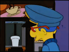 Los Simpson GIF - Los Simpson Cafe GIFs