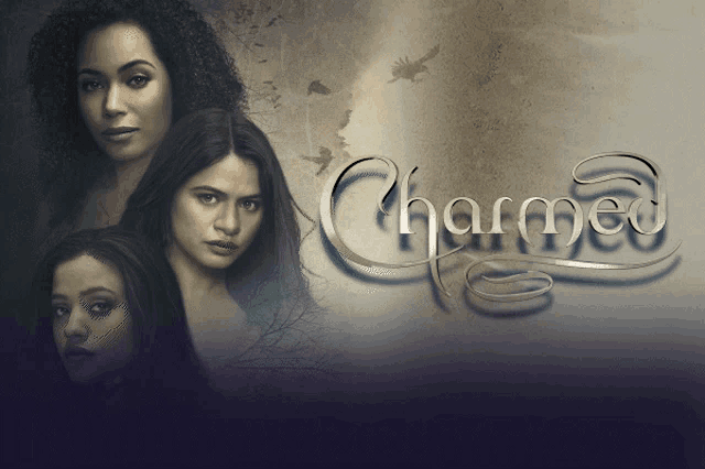 a poster for the show charmed with three women