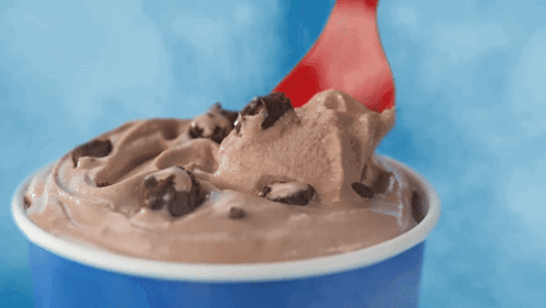 Dairy Queen Brownie Batter Blizzard GIF - Dairy Queen Brownie Batter Blizzard Ice Cream GIFs