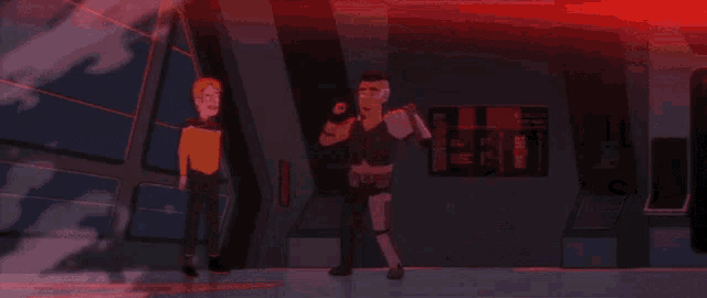 a cartoon of a man with the words ah it feels so on the bottom