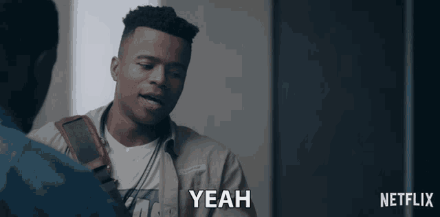 a man says yeah in a netflix advertisement