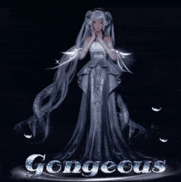 a picture of a girl with the word gorgeous in the background
