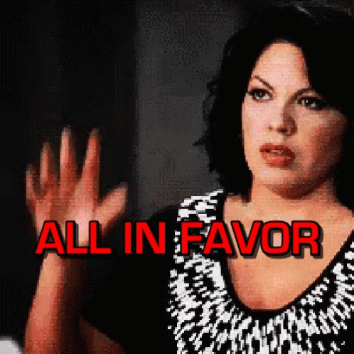All In Favor Hand Up GIF - All In Favor In Favor Hand Up GIFs