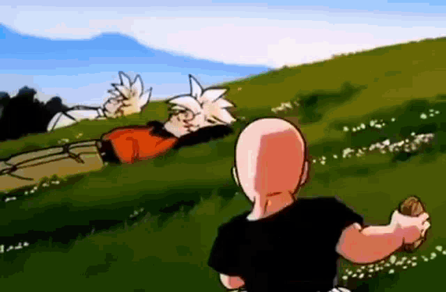 Goku Krillin GIF - Goku Krillin Death GIFs